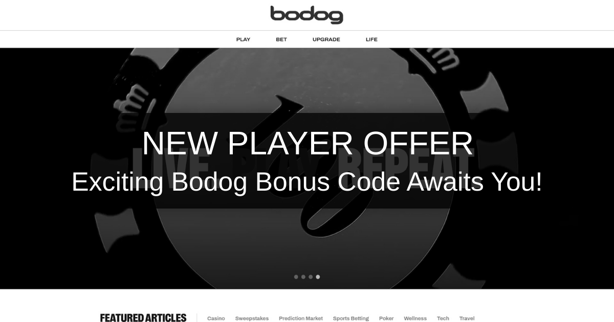 Bodog Bonus Code: Official Promo Code Information